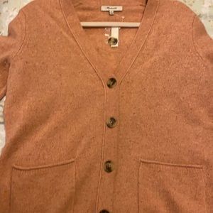 Madewell knit pink sweater